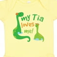 thumbnail image 4 of Inktastic My Tia Loves Me Dinosaur Boys Baby Bodysuit, 4 of 5