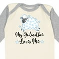 thumbnail image 4 of Inktastic Godmother Godson Lamb Boys Long Sleeve Baby Bodysuit, 4 of 5