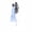 Ghost Bride, variant on Halloween Light Up Decor, Ghost Bride Spirit Lantern Yard Stake with Flowing Ghost Lights, Outdoor Halloween Decor for Lawn Garden Pathway 23.6 in