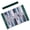 Green, variant on Multiple Game Rolls Up PU Leather Backgammon Game Mat Backgammon Chess Set In 3 Colorful Color For Indoor Outdoor Fun