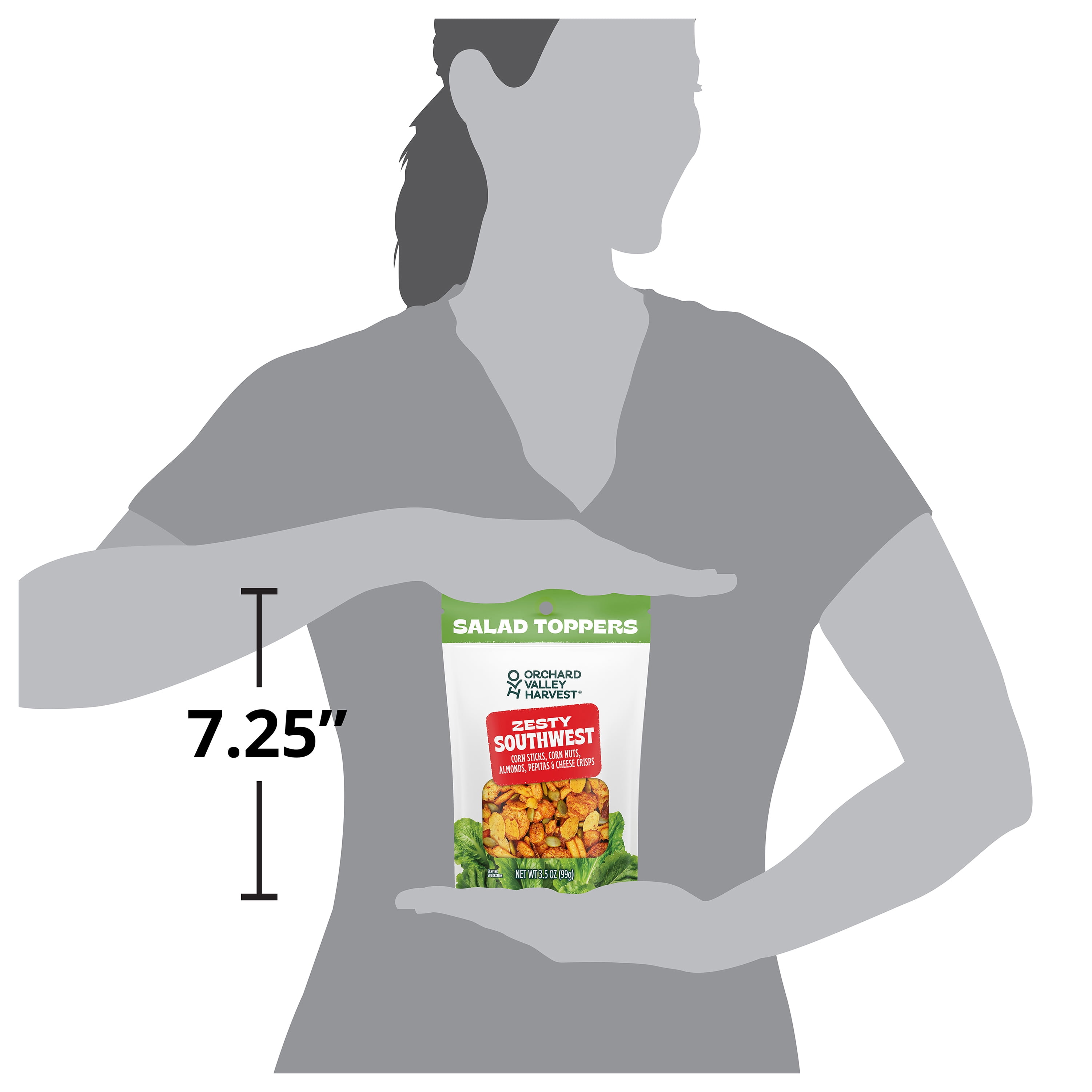 Orchard Valley Harvest Salad Toppers, Zesty Southwest, 3.5 oz