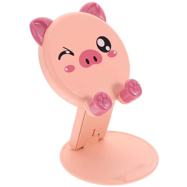 MasteelfCA Folding Phone Stand Desktop Rack Rubber Adorable Phone Holder for Home