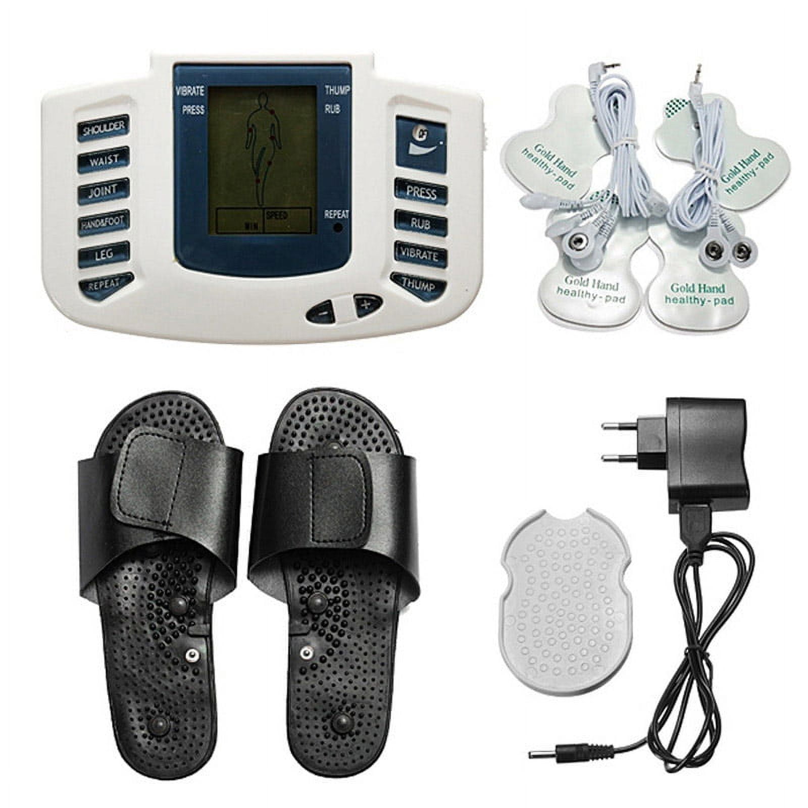 Electric Acupuncture Digital Therapy Tens Body Massager Dual Channels Pulse  Muscle Stimulator For