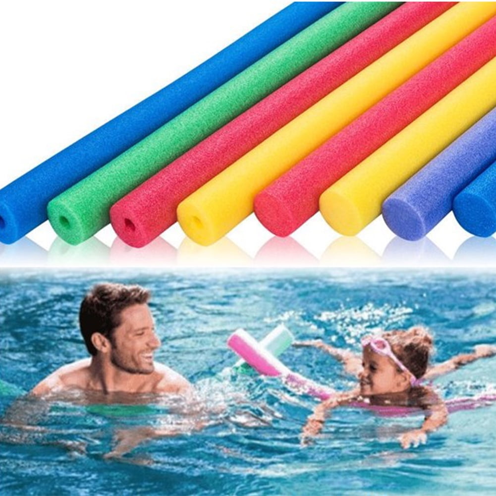 Leaveforme Foam Swimming Noodle Swimming Pool Noodle Foam Stick Summer Multi-use Water Buoyancy Stick Swimming Learning Floating Ring for Pool