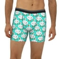 thumbnail image 2 of Cauagu Strong Goose Print Men's Boxer Briefs, Funny & Cute Underwear Elastic Waistband Briefs Ideal Gift for Men,1-Pack, 2 of 7