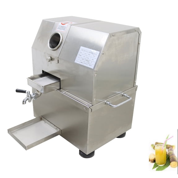 Electric 3-Roller Sugarcane Juicer Sugar Cane Juice Extractor Sugarcane Squeezing Machine
