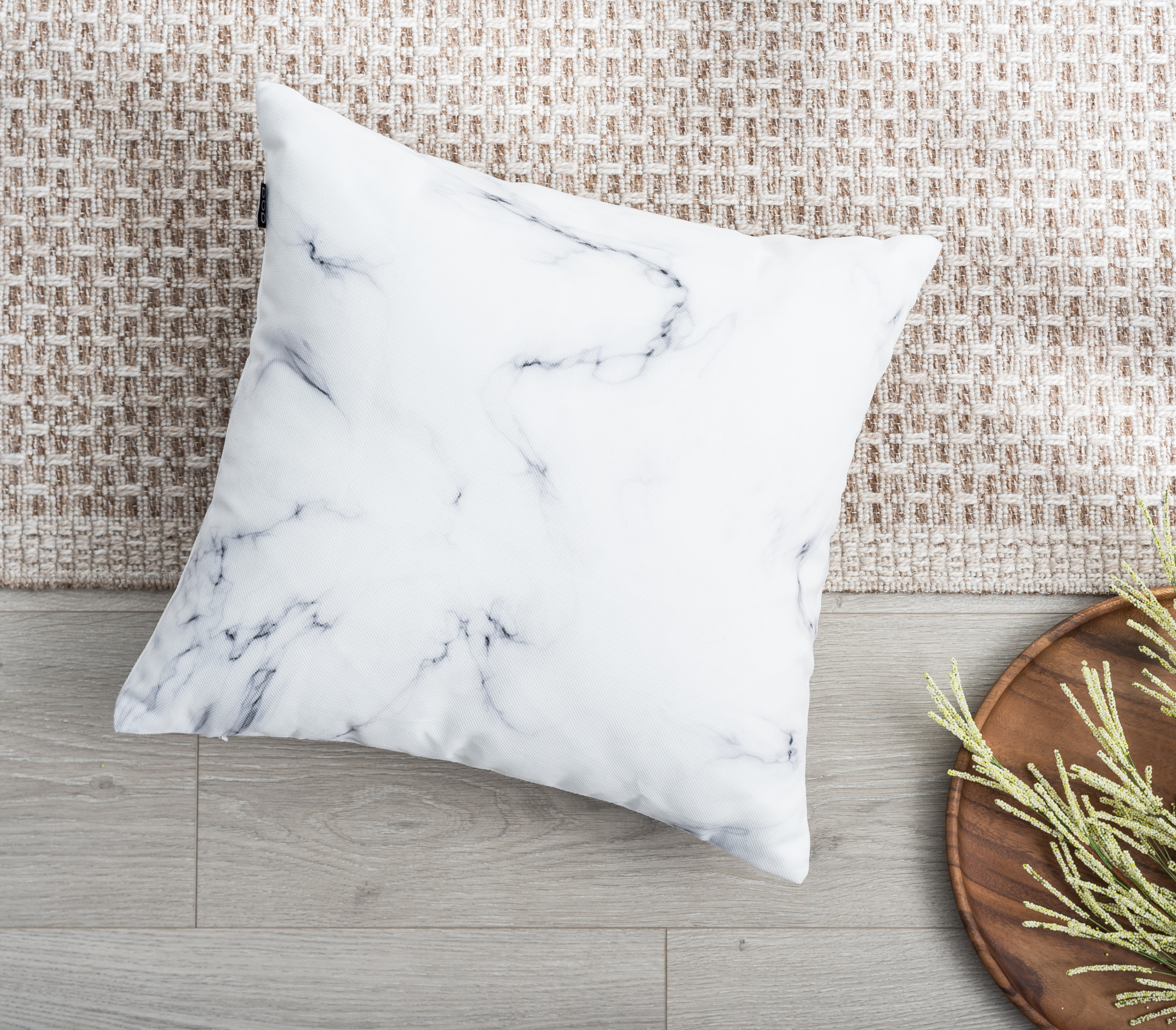 Ada Home Decor Marble Contemporary Pillow