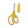 thumbnail image 3 of Left Handed Kids Safety Scissors, Round Tip Stainless Steel Student Craft Scissors with Protective Blade Cover for School DIY Art Cutting a_056, 3 of 4