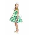 thumbnail image 2 of Girl Hawaiian Vintage Fit and Flare Dress in Flamingo in Love, 2 of 3