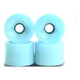 thumbnail image 2 of 4 Pcs Accessoires de Roues de Skate Composants Professionnels de Planche à Roulettes Accessoire de Rouleau Couleur Unie Rouleaux en Ligne de Rechange Couleur Cyan, 2 of 7