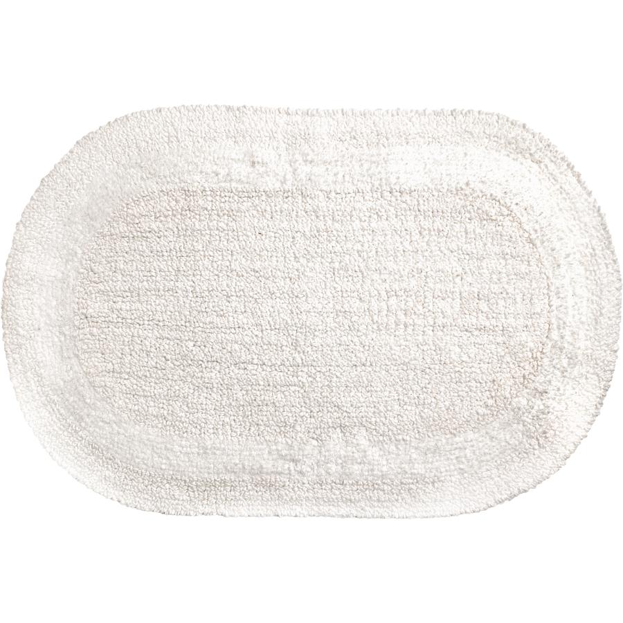 18 inch(s) x 28 inch(s) Serene White Oval Cotton Bath Mat Walmart Canada