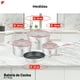 thumbnail image 4 of Bogner Batería De Cocina Acero Inox 304 7 Piezas Color Rosa BCPS06P, 4 of 9