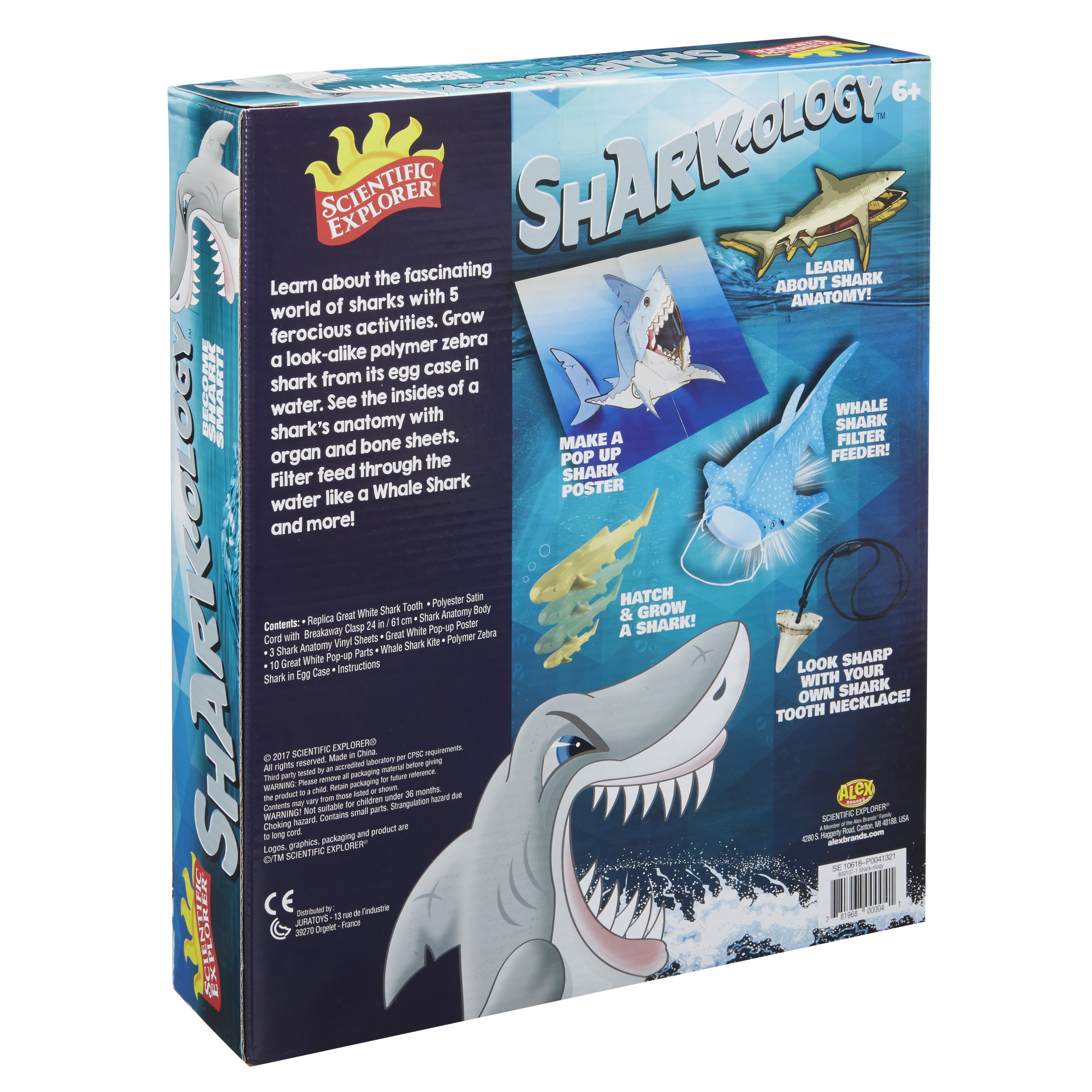 Sharkology Scientific Explorer Activity Kit Become Shark Toys Learning Board for sale online 