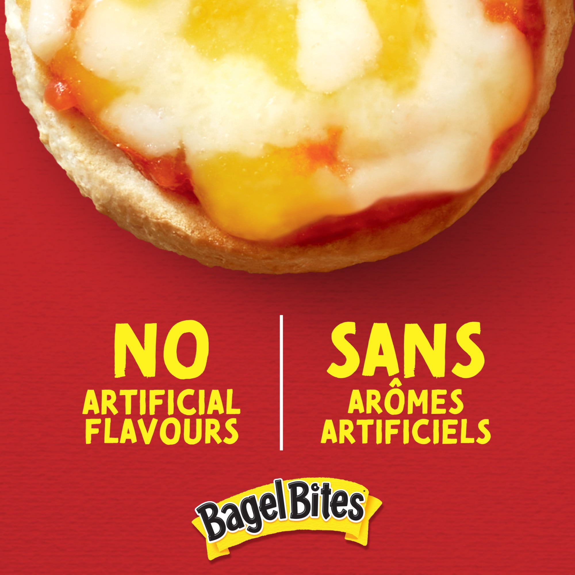 Bagel Bites Three Cheese Frozen Pizza Snacks, 9 ct Box, 198g