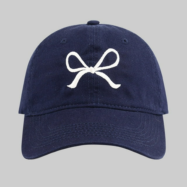 Casquette de Baseball Mignonne pour Femmes avec Nœud Visières Solaires Preppy pour Randonnée Voyage Activités Extérieures Accessoires à la Mode
