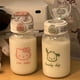 thumbnail image 2 of Botella de agua de Hello Kitty Y2K de 450Ml, Kuromi Cinnamoroll, taza de paja transparente, botella de agua Melody Sanrio, pegatina Diy, vasos de plástico, 2 of 4