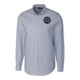 thumbnail image 2 of Men's Cutter & Buck Light Blue Philadelphia Union Big & Tall Stretch Oxford Long Sleeve Dress Shirt, 2 of 3