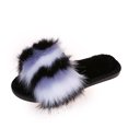 thumbnail image 2 of Zapatillas de felpa planas con punta abierta para mujer, informales, suaves y cómodas, de color sólido Wmkox8yii  hj789, 2 of 9