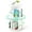 White, variant on Costway Kids Rotating Bookshelf 2 Tier Freestanding 360° Revolving Display Storage Rack White