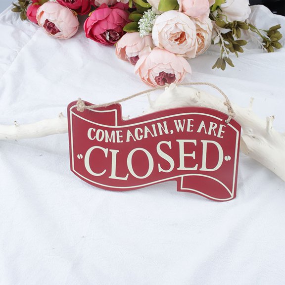 Mosey Hanging Sign Ornamental Word Pattern Door Sign Pendant Lightweight Fashion for Bar