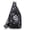 Black, variant on Dmlowu Sling Bag, Mens Crossbody Bag with Multiple Pockets, Lightweight Personal Item Travel Bag for Outdoor Commute, Adjustable Strap, Gifts for Men