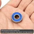 thumbnail image 5 of Unique Bargains Roulements de Skateboard 608RS Roulements à Billes à Rainures Profondes, Bleu 8 Pack, 5 of 5