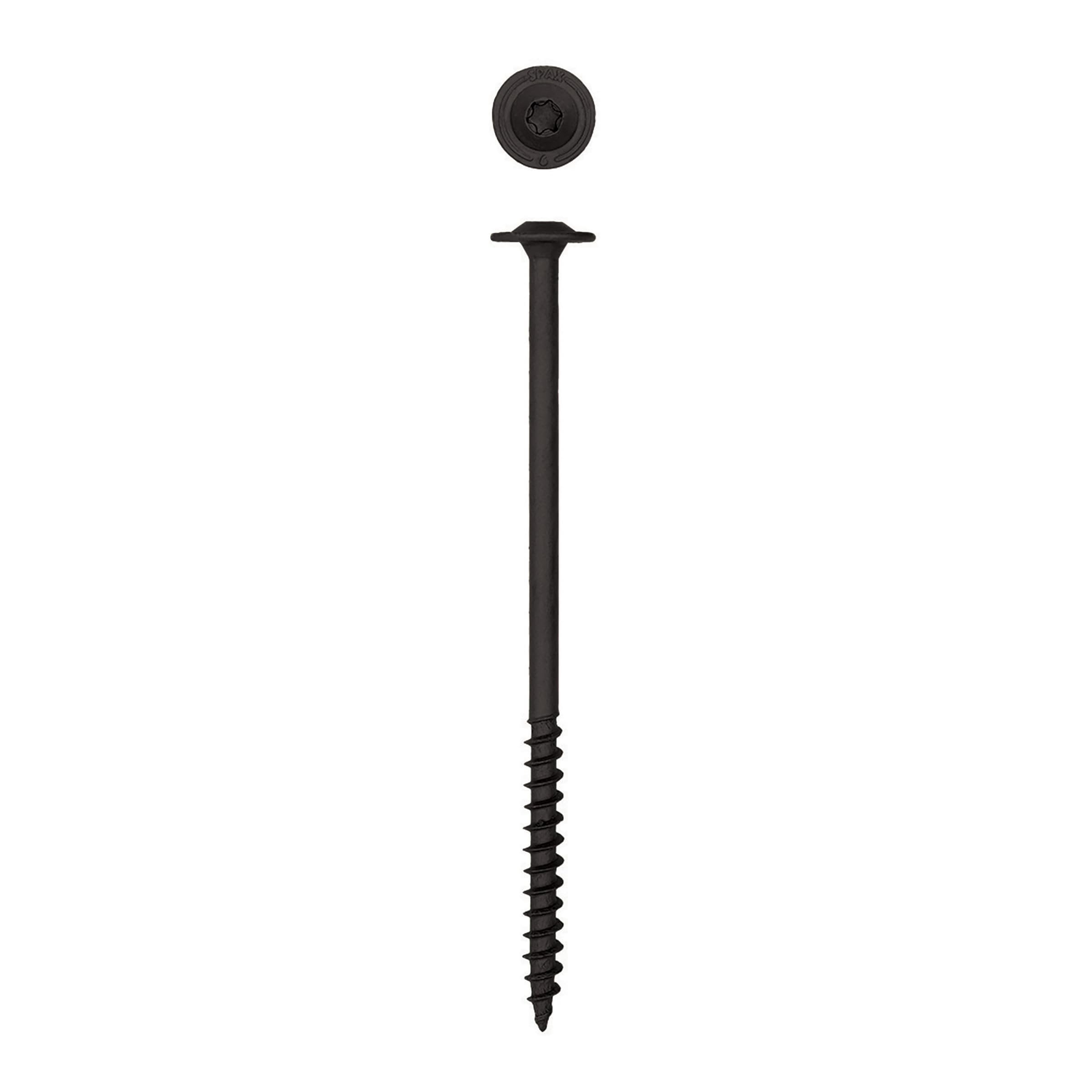 SPAX 5/16" x 6" Powerlags Exterior Washer Head Structural Wood Lag Screws 150 pcs T40 T-Star Heavy Duty — Construction & DIY Use, Standard Hardware Spec
