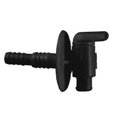 thumbnail image 1 of Dual Barbed Drain Cock - Black, 1 of 1
