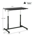 thumbnail image 2 of Goplus Bureau d'Ordinateur Réglable en Hauteur Table Roulante pour Ordinateur Portable Noir, 2 of 10