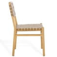 thumbnail image 5 of Safavieh Jeremiah Woven Leather Dining Chair in Brown / Natural, 5 of 11