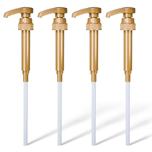 Dispensador de sirope de café Torani, 4 unidades, para botella de 750 ml