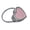Pink acrylic, variant on Stainless Steel Openable Heart Shape Dating Rings Finger Jewelry Unique Rings