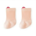 thumbnail image 1 of HAiming Baby's Cotton Cute Socks Soft Ribbed Comfy Breathable Solid Color Trendy Clothes for Boy Girl, 1 of 2