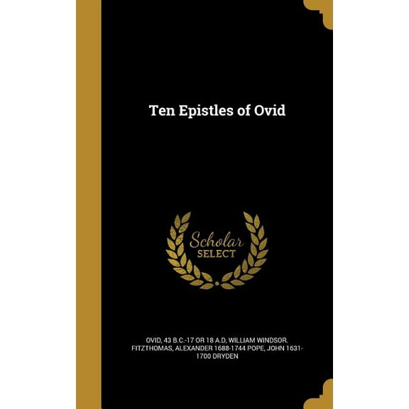 Ten Epistles of Ovid (Hardcover)