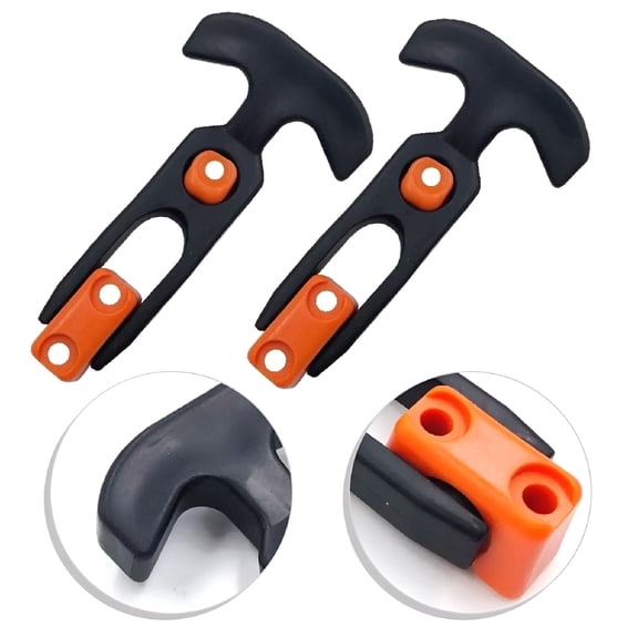 TALENO 2Pack T-Handle Latches Rubber Draw Latches Toolbox Cooler Replacement Toolbox Lid Latches Boat Hatch Latches