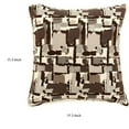 thumbnail image 4 of Benzara Concrit Contemporary Pillow, Small Set of 2, Brown, 4 of 4