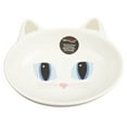 thumbnail image 2 of PetRageous Frisky Kitty 5.5 Inch 5.3 Ounce Oval Cat Saucer, White, 2 of 5