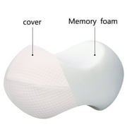Yarino Memory Foam Pillow Knee Pillow Leg Pillows for Sleeping Elevation Body Pillow Memory Leg Memory Foam Pillow Back Knee Cushion Support Tool Wedge Pad