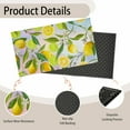thumbnail image 4 of Welcome Lemon Doormat Mat with Non-Slip Backing Indoor Outdoor Welcome Yellow and Green Lemons Door Mat for Entryway Porch Spring Summer Housewarming Gift 17x30INCH, 4 of 6