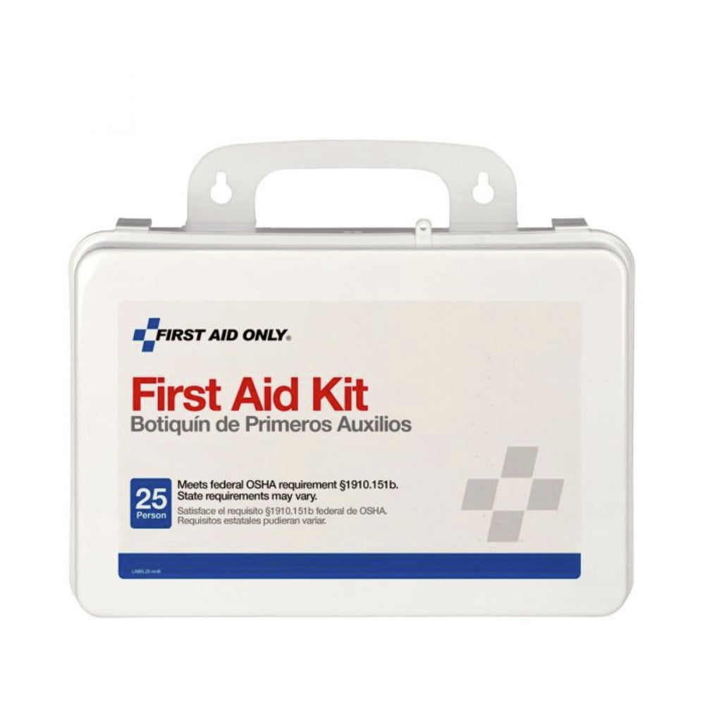 First Aid Only 6082 95-Piece 25 Person OSHA First Aid Kit with Weatherproof Plastic Case