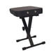 thumbnail image 2 of Banco de teclado ajustable, asiento de teclado acolchado, taburete de piano plegable de x estilos para interpretaciones de música, batería y guitarra, 2 of 9
