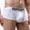 White, variant on MSJUHEG Mens Underwear Boxer Briefs Men Underwear Shorts Solid Underpants Pouch Soft Cotton Briefs Panties Mens Boxer Briefs Black 2Xl