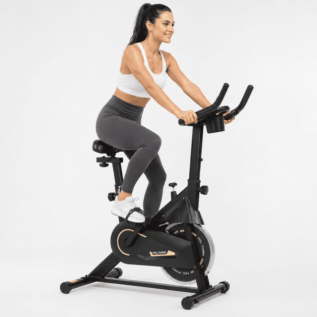 Bicicleta de Spinning Bywell | Volante de Inercia 6 kg | Resistencia Ajustable