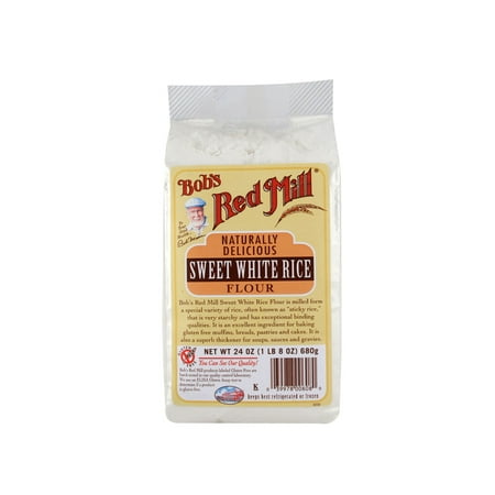 Bobs Red Mill Rice Flour, Sweet White, 24 Oz