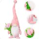 thumbnail image 1 of BESTYASH Delicate Pink Gnome Decor with Bushy Beard Suitable for Festival Decoration, 1 of 7