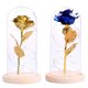thumbnail image 1 of Elegante Pequeña 20LED Night Lamps Luz Cálida Rose Shape 2pcs Decoración De De Fernando Lámparas de base de madera de cúpula, 1 of 8
