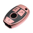 thumbnail image 1 of Unique Bargains Silicone Smart Key Fob Case Cover for Mercedes Benz A-Class 2013-2018 Key Fob Shell Pink, 1 of 6
