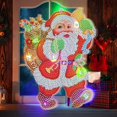 thumbnail image 1 of Cuadros Decorativos Pintura de diamantes de Navidad colgante de luz colgante de lámpara de diamantes de imitación para el hogar (ZXD306) JShteea Nuevos Originales, 1 of 9