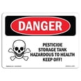 thumbnail image 1 of SignMission OS-DS-A-1824-L-1975 18 x 24 Po Signe de Danger OSHA - Réservoir de Stockage de Pesticides Dangereux, 1 of 1