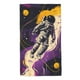 thumbnail image 1 of Fotbe Astronaut Floating purple Space Toalla Premium con Patrón, Toalla de Microfibra de Secado Rápido, Ligera y Altamente Absorbente (27.5x16in), Ideal para Uso Diario, 1 of 6